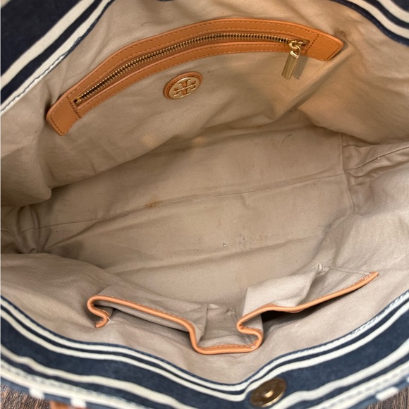 Tory Burch Ella Jacquard Stripe Tote - Picture 12 of 12